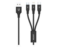 Kabel USB Unitek do ładowania USB 3.0 - Lightning, USB-C, micro USB